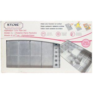 Cake Alphabet and Numbers Cake Pan Set